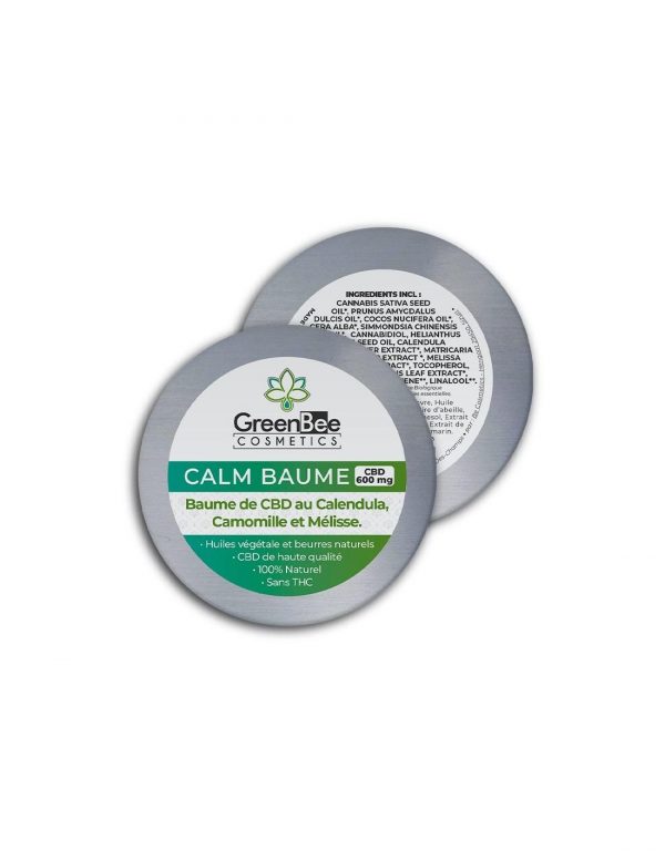 GREENBEE - Baume CALM - 600 mg de CBD - 50 ml – Image 2
