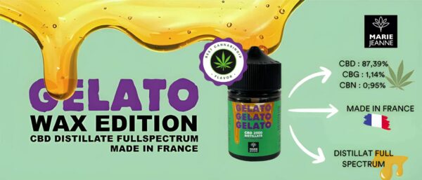 MARIE JEANNE - Gelato - CBD e-liquide 1000 mg - 50ml