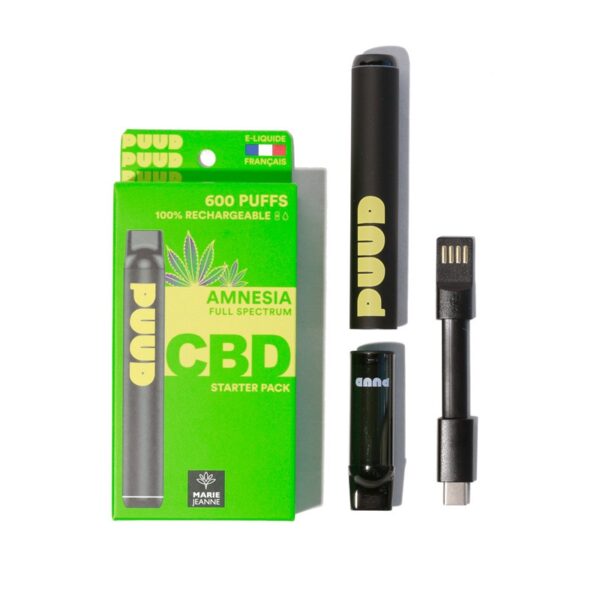 MARIE JEANNE - PUUD Amnesia Full Spectrum - 600 Puffs - CBD 500 mg - Rechargeable – Image 2