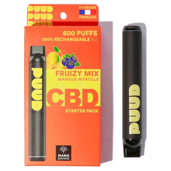 MARIE JEANNE - PUUD Fruizy Mix - 600 Puffs - CBD 500 mg - Rechargeable