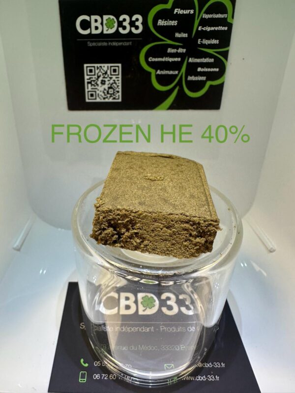 Résine CBD - FROZEN HE - 40%CBD/HE