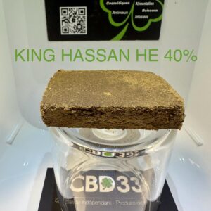 Résine CBD - KING HASSAN HE - 40%CBD/HE