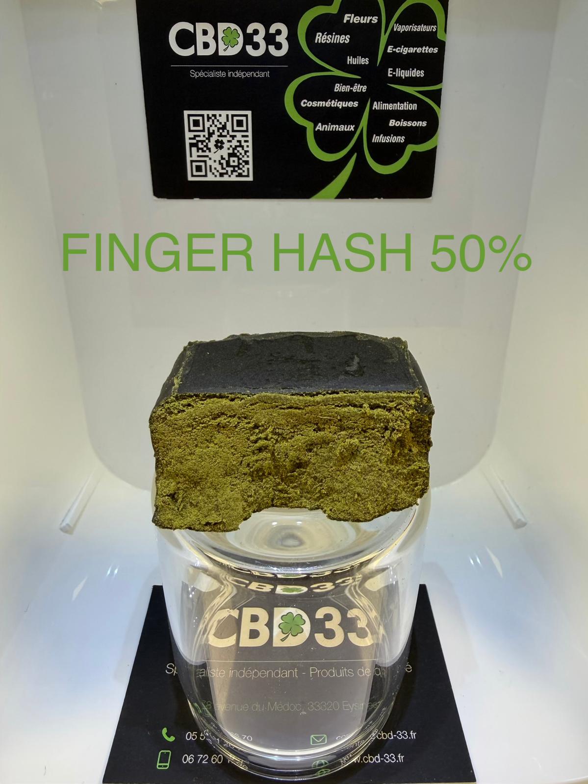 Résine CBD - FINGER HASH - 50%CBD