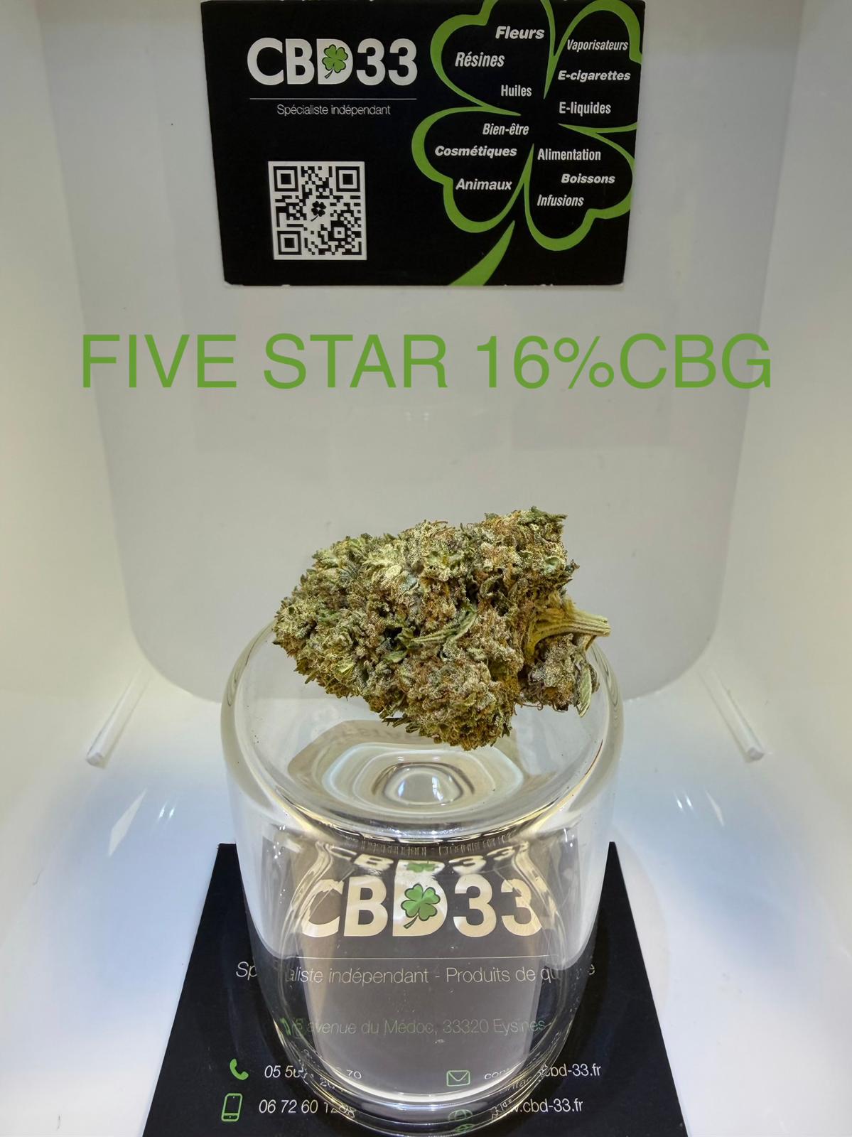 CBD Culture Intérieure - FIVE STAR CBG