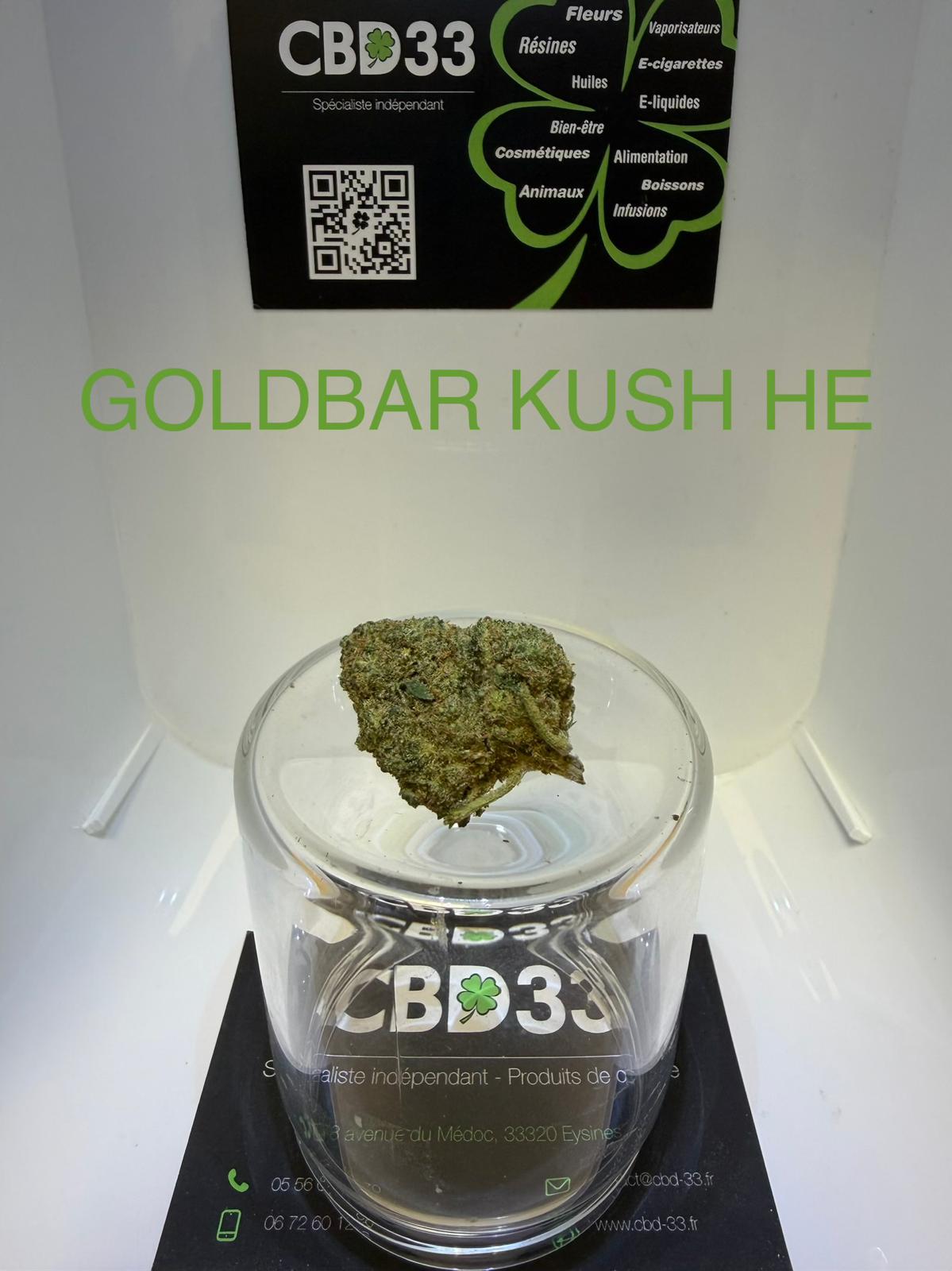 CBD Culture Intérieure - GOLDBAR KUSH - HE