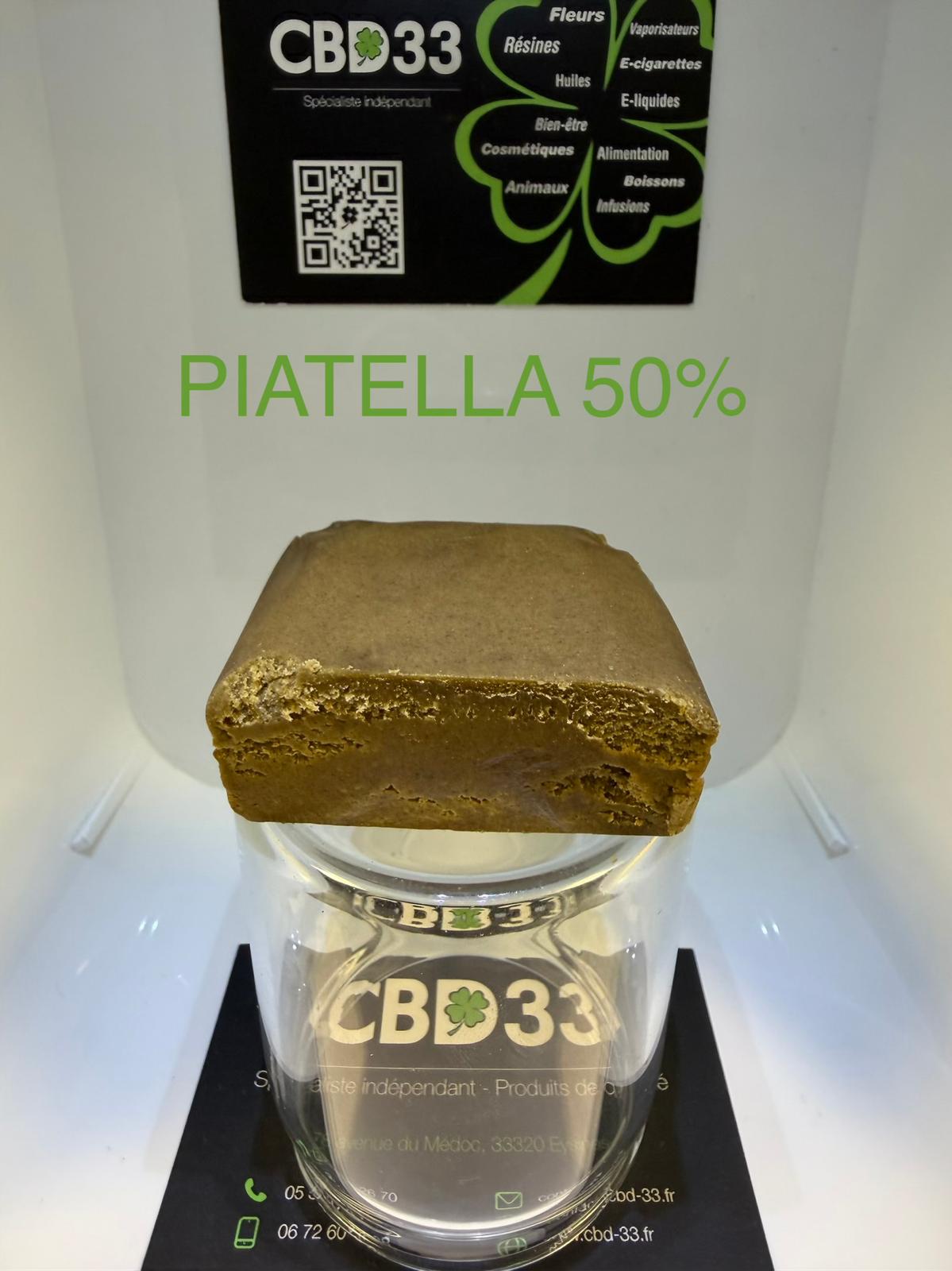 Résine CBD - PIATELLA - 50%CBD